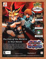 Yu-Gi-Oh PS2 Original 2003 Print Ad Authentic Konami Anime Video Game Promo