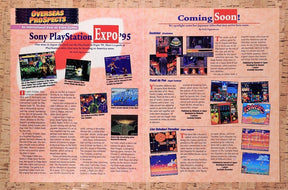 1996 Sony PS1 Expo Japan Upcoming Games Original Ad / Retro Wall Art v10