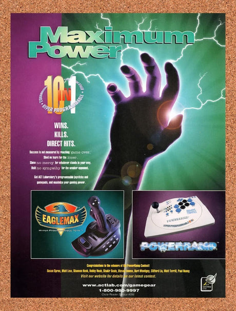 1996 Act Labs 10 In 1 Hyper Programmable Original Advertisement / Retro Promo v4