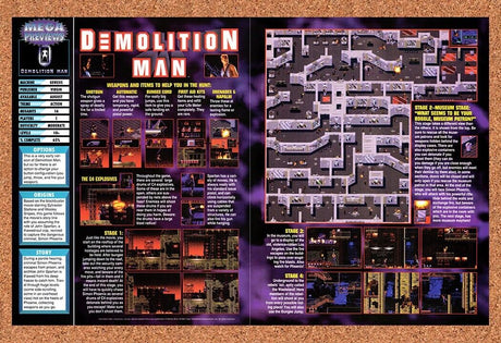 1994 Demolition Man Genesis Original Advertisement / Retro Wall Art v1