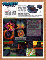 1995 Atari Jaguar CD Launch Preview Original Advertisement / Retro Promo vc5