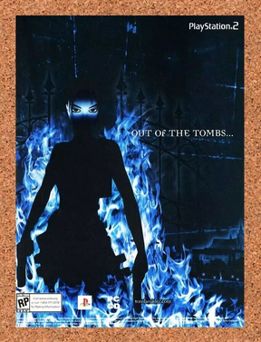Tomb Raider Angel of Darkness PS2 Original 2003 Ad Authentic Video Game Promo