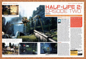 Half-Life 2 Episode 2 PC Original 2004 Vintage Ad - Video Game Review Promo
