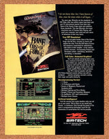 Wizardry PC Original 1991 Vintage Ad - Video Game Promo