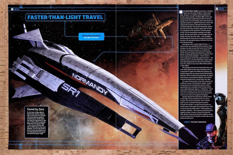 2013 Mass Effect SSV Normandy SR-1 Faster-Than-Light Travel Original Ad v2