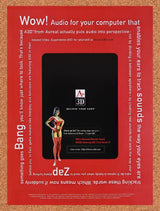1999 Sin Aureal A3D Original Advertisement / Retro Wall Art v3