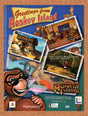 2001 Escape From Monkey Island PS2 Original Advertisement / Retro Wall Art v4