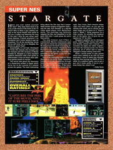 1995 Stargate SNES Original Advertisement / Retro Promo vr1