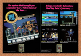 Turbo Grafx 16 Legendary Axe Original 1990 Ad Authentic Video Game Promo