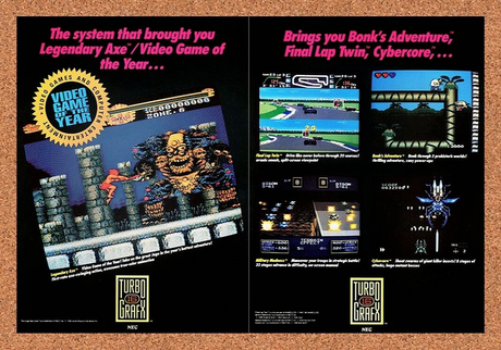 Turbo Grafx 16 Legendary Axe Original 1990 Ad Authentic Video Game Promo