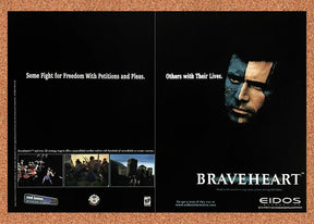 1999 Braveheart PC Original Advertisement / Retro Promo v1