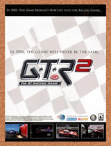 2006 GTR2 Fia GT Racing Game PC Original Advertisement / Retro Promo v1