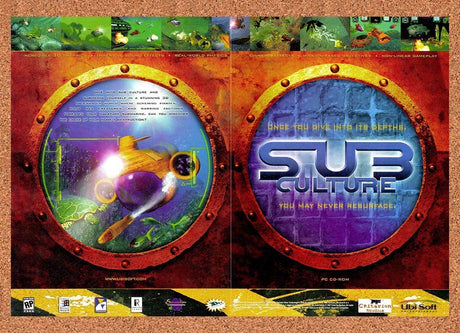 1997 Sub Culture PC Original Advertisement / Retro Promo v1