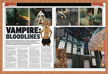 2005 Vampire The Masquerade Bloodlines PC Original Advertisement / Promo v3