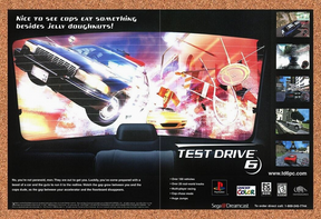 Test Drive 6 PC Original 1999 Ad Print Authentic Windows Racing Video Game Promo