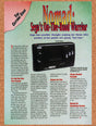 1995 Sega Nomad Cutting-Edge Preview Original Advertisement / Retro Wall Art v1