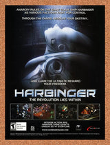 Harbinger The Revolution Within PC Original 2005 Ad Authentic Video Game Promo