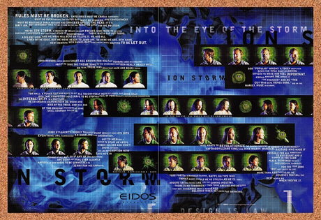 1998 Ion Storm PC Original Advertisement / Retro Promo v1