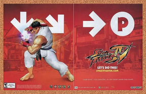 Street Fighter IV 4 PS3 Original 2009 Ad Authentic Capcom Video Game Promo