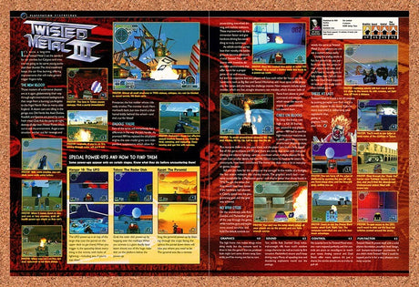 1999 Twisted Metal 3 PS1 Original Advertisement / Retro Promo vr1