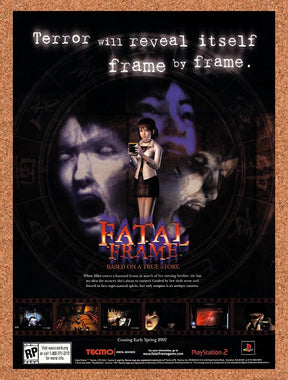 2002 Fatal Frame PS2 Original Advertisement / Retro Promo v1