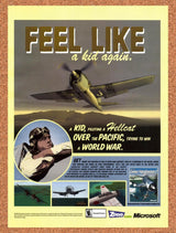2001 Combat Flight Simulator WW2 Pacific Theater PC Original Ad / Promo v1