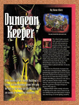 1996 Dungeon Keeper PC Original Advertisement / Retro Promo v2