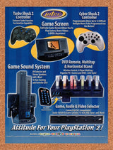 2002 Intec PS2 Accessories Original Advertisement / Retro Promo v1