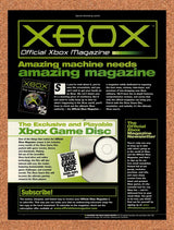 2001 Microsoft Xbox Magazine Upcoming Release Original Advertisement / Promo v8