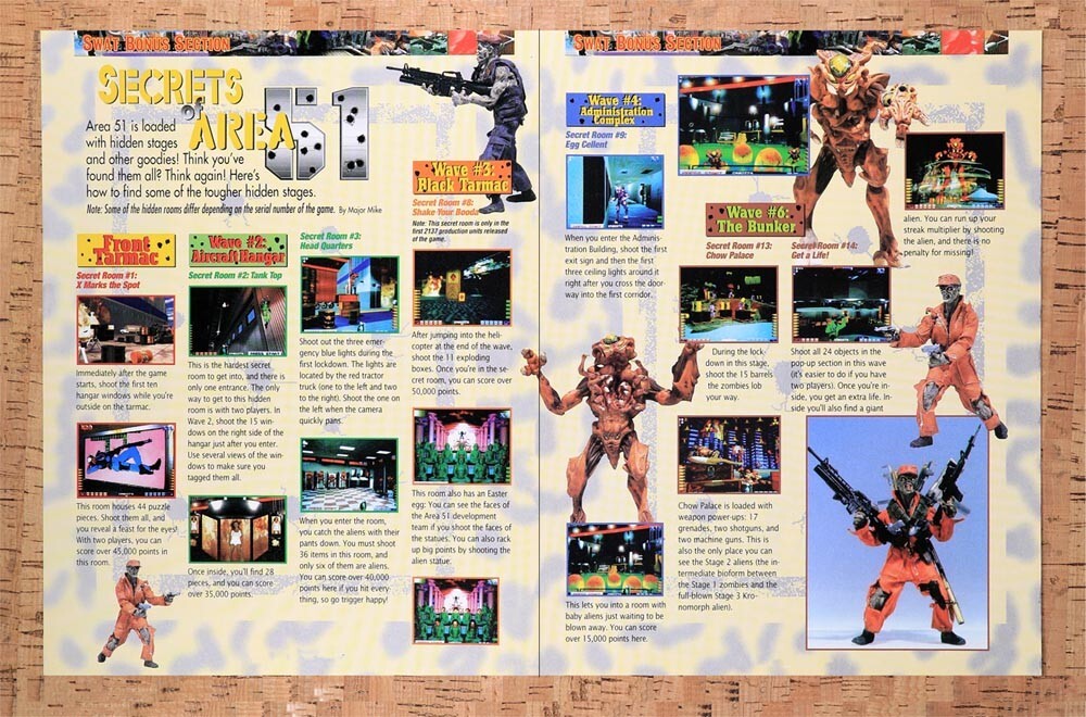 1996 Area-51 PS1 Secrets Original Advertisement / Retro Wall Art v3