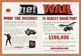 Net War PC Original 1997 Print Ad Authentic Online Video Game Sweepstakes Promo