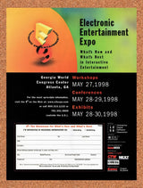 1998 E3 Expo Atlanta Original Advertisement / Retro Promo v1