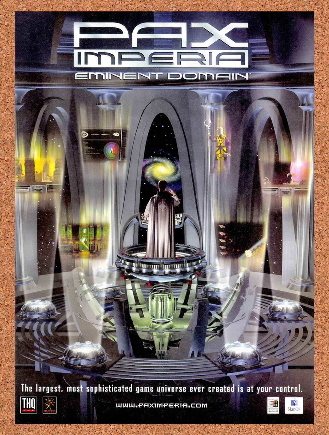 1997 Pax Imperia Eminent Domain PC Original Advertisement / Retro Promo v2