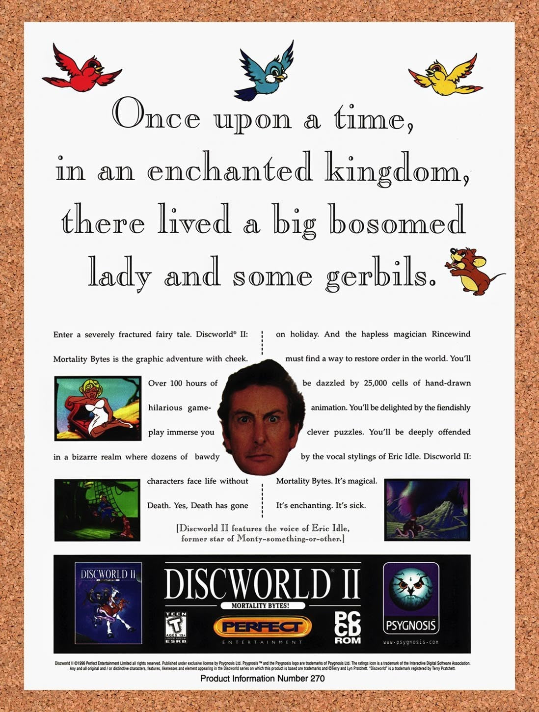 1997 Discworld II PC Original Advertisement / Retro Promo v1