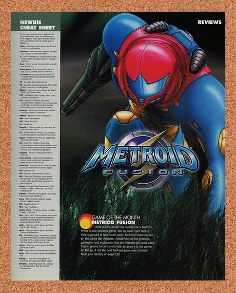 Metroid Fusion GBA Original 2005 Ad Authentic Nintendo Game Boy Video Game Promo