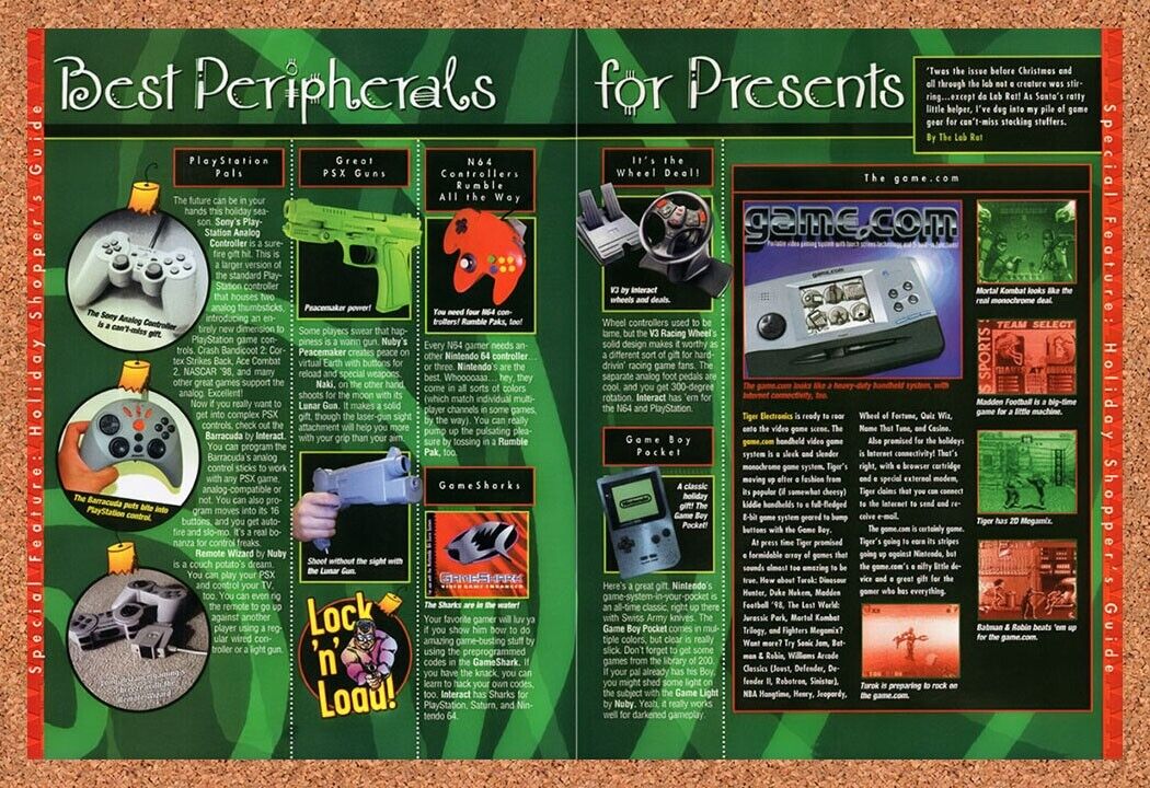 1997 Best Peripherals For Presents Christmas Original Ad / Retro Wall Art v1