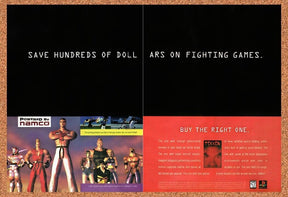 1995 Tekken PS1 Original Advertisement / Retro Wall Art v1