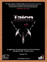 1999 Falcon Northwest Talon 3dfx Original Advertisement / Retro Promo v2