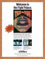 1990 Tongue Of The Fatman Commodore 64 Original Ad / Retro Wall Art v1