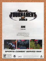Original 2004 Unreal Tournament 2004 PC Ad - Epic FPS Video Game Art Promo