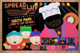 1999 South Park Chefs Luv Shack PS1 Original Advertisement / Retro Wall Art v2