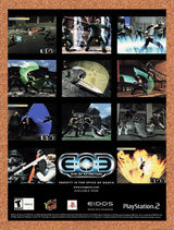 2002 Eve Of Extinction PS2 Original Advertisement / Retro Promo v1