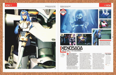 Xenosaga Episode 1 PS2 Original 2003 Ad Authentic Video Game Preview Promo