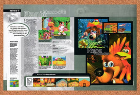 1998 Banjo-Kazooie 1 N64 Original Advertisement / Retro Promo vr1