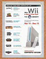 Nintendo Wii Console Original 2006 Vintage Ad - Video Game Sweepstakes Promo