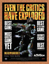 1996 MechWarrior 2 PC Original Advertisement / Retro Promo v2
