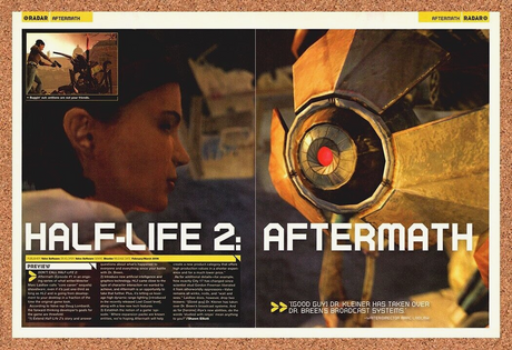 Original 2006 Half-Life 2 Aftermath PC Vintage Ad - Video Game Promo Wall Art 1