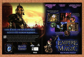 Empire Of Magic PC Original 2005 Ad Authentic Strategy Video Game Promo