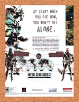 Metal Gear Solid 3 PS2 Subsistence Original 2006 Ad Authentic Game Promo