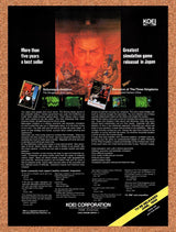1988 Koei IBM Games Original Advertisement / Retro Wall Art v4
